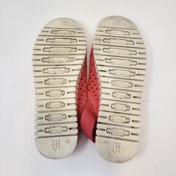 Ilse Jacobsen Tulip Coral Pink Slingback Sandal Size 40 US 10 Flats Slip On Shoe - Picture 8 of 8